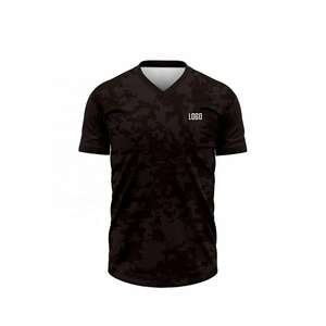 Camiseta de fútbol de alta calidad, nuevo diseño, estilo elegante, secado rápido, logotipo de diseño personalizado, nuevo estilo, camiseta de fútbol a la moda. - Product Image 1