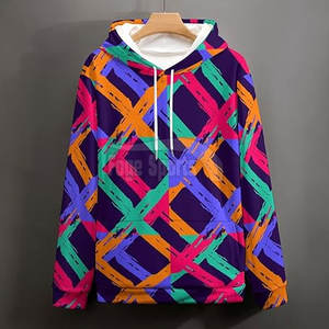 Sudaderas con capucha de bloque de color de manga larga para hombre unisex en Pakistán Logotipo personalizado Técnica teñida de lana de invierno - Product Image 3