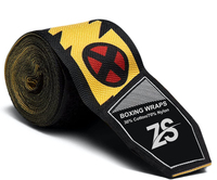 Bandages de boxe en coton personnalisés ZEBRA SPORTS pour hommes et femmes, 180 pouces, boucle élastique pour le pouce, protection des poignets, Muay Thai MMA