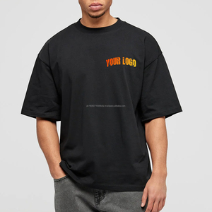 Mens <b>Acid</b> Washed Oversized Tee <b>Drop</b> Shoulder Heavy Cotton Blank Jersey Street Style Trending 2026 Tshirt - Product Image 1