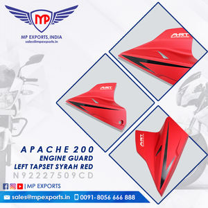 Producto indio de alta calidad PROTECTOR DE MOTOR L + TAPESET SYRAH ROJO N92227509CD para bicicleta Apache al mejor precio - Product Image 2