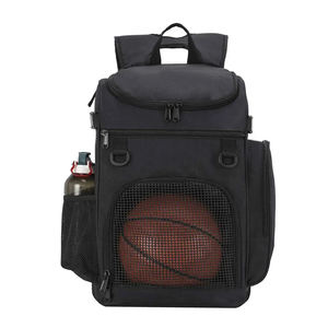 OEM personnalisé unisexe basket-ball sac à dos de sport de haute qualité à bas prix imperméable doublure en polyester fermeture à glissière poche - Product Image 4