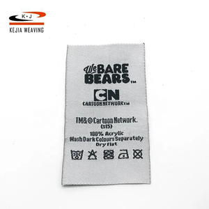 Độc đáo chất lượng cao vải tùy chỉnh dập nổi quần áo may mặc dệt nhãn cho túi - Product Image 5