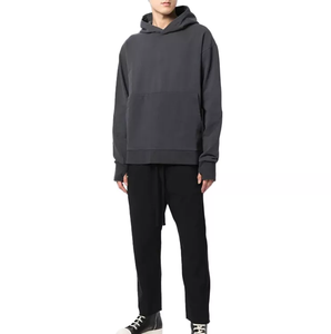 Sweatshirts décontractés pour hommes 100% coton uni d'hiver brodés doux pour le sport et le quotidien - Product Image 5