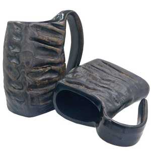 Auténtica Taza Vikinga Personalizable de Inspiración Medieval, Taza para Beber Cerveza, Nuevo Diseño, Taza de Cuerno Natural para Fiestas - Product Image 2