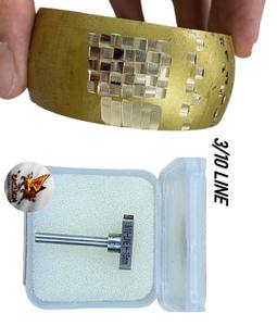 Eaglion เครื่องมือช่างสำหรับการออกแบบเครื่องประดับหัวค้อนขนาด3มม. 10เส้นเครื่องมือเพชรสำหรับตัดโซ่ทองเงินสำหรับทำแหวน - Product Image 1