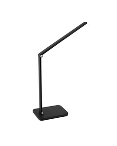 Lámpara de Mesa LED Recargable Negra con Cargador Inalámbrico 6.5W 280Lm CCT Regulable F-Bright (1950024-N) - Product Image 1