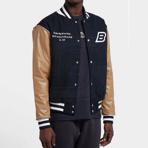 Veste d'hiver unisexe avec bouton imprimé logo col montant vêtements de sport pour hommes en toile tissu OEM Service vente en gros de vêtements pour hommes - Product Image 2