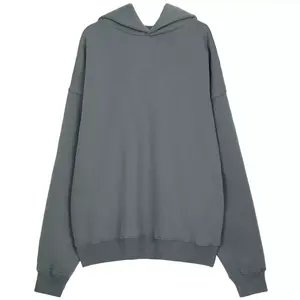 Wholesale 360g Polar Fleece <b>Thick</b> <b>Men</b> <b>Hoodies</b> Solid Color Puff Printing Pullover <b>Hoodies</b> - Product Image 6