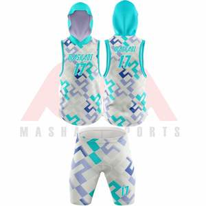 Logotipo personalizado Unisex Bandera americana Uniforme de fútbol Verano 7v7 Conjunto de uniforme de compresión Diseño de impresión por sublimación de alta calidad - Product Image 6