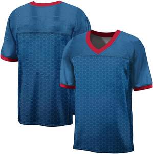 OEM Sublimation Custom <b>Retro</b> Mesh American <b>Football</b> Jersey for Youth Teams Breathable Quick Dry Fabric Youth Sports Uniform - Product Image 1