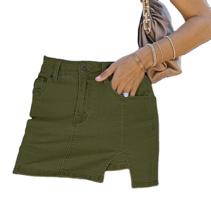 Nouvelles Arrivées à Prix Bas : Jupe Longue en Jean avec Coutures apparentes / Jupe en Jean Taille Haute 2024 pour Femme - Product Image 3