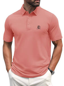 Polo d'été pour hommes avec logo personnalisé de sport Polo tricoté à manches courtes Polo de golf respirant - Product Image 2