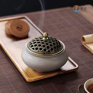 Premium Design Bakhoor <b>Burner</b> Ramadan Arabian <b>Incense</b> Holder Mubkhar Decorative <b>Backflow</b> <b>Incense</b> <b>Burner</b> - Product Image 2