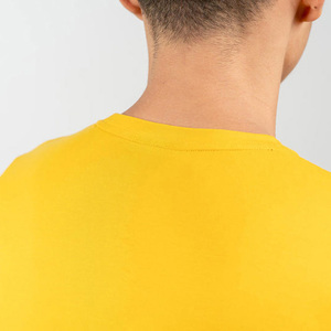 Custom Yellow Gym Fitness Short Sleeve Summer <b>Men</b> <b>T</b> <b>Shirt</b> Quick Dry Cotton Material Cheap Price Round Neck Man <b>T</b> <b>Shirts</b> All Size - Product Image 3