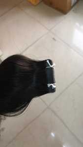 Extensions de cheveux humains Remy indiens de luxe de qualité supérieure 100g, couleur naturelle, ondulations douces, double trame plate, à clipser - Product Image 3