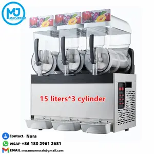 3 tanklar Daiquiri makinesi grangranita otomat yeni satılık 15L makinesi 15L 15 litre 15 litros