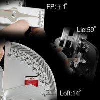 Herramientas de Medición de Cabeza de Palo de Golf de Aluminio: Medidor de Loft y Lie, Herramienta Profesional para Medir el Rebote, Suministro Personalizado para Talleres y Fábricas de Golf