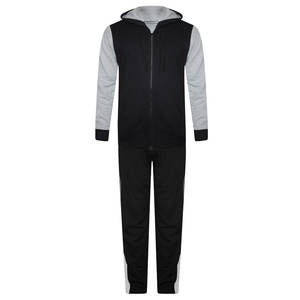 <b>Tracksuit</b> for Men <b>Kids</b> Women Plain Cotton Hoody Suits Jogging <b>Black</b> Custom Logo Track Suits Haus Industries - Product Image 2