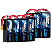 Batterie de drone FPV Zeee 6S 100C 22.2V 5200/6000/6500/8000/9000/10000/12000mAh, batterie Lipo 6S pour drone FPV, UAV, avion, aéronef