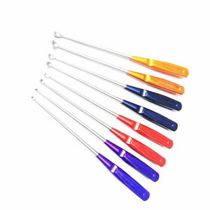 Ensemble de curettes osseuses Volkmann 8 pièces, couleurs arc-en-ciel, curettes pour la colonne cervicale, instruments chirurgicaux orthopédiques, ensemble de curettes osseuses Volkmann - Product Image 2