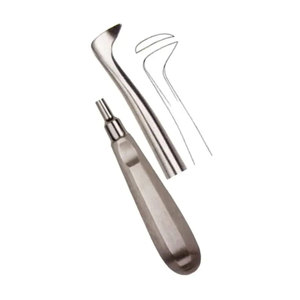 Chirurgie buccale de haute qualité élévateur dentaire droite pointu racine ascenseur instruments chirurgicaux - Product Image 3