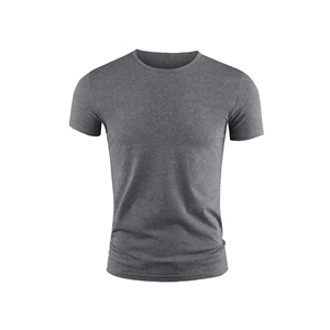 Camiseta con serigrafía personalizada de algodón 100% de peso pesado para hombre, marca personalizada de alta calidad, talla grande, en blanco, directo a Bangladesh - Product Image 4