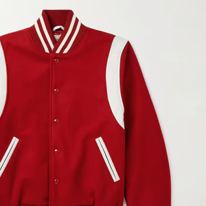 Wholesale Price Low MOQ Men Letterman Jackets New Arrival Comfortable Fabric Men Letterman Jackets - Product Image 2