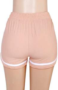 กางเกงขาสั้นผ้าฝ้ายสำหรับผู้หญิงกางเกงขาสั้นสำหรับ2025ออกแบบโลโก้ได้ตามต้องการ - Product Image 6