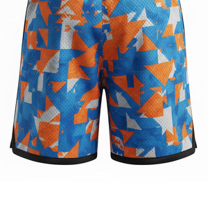 Shorts en mesh sublimés personnalisés pour hommes, bas de tenue d'équipe personnalisés avec technologie d'évacuation de l'humidité pour les athlètes - Product Image 3