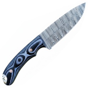 Cuchillo de Camping para Exteriores con Hoja de Acero de Damasco, Duradero y Multiusos - Product Image 2