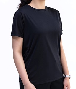 Camiseta de entrenamiento de alto rendimiento para mujer, ligera y transpirable, Ideal para gimnasio, Yoga y ropa deportiva, cuello redondo, manga corta - Product Image 4