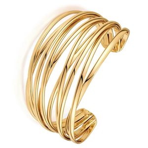 Braccialetti fatti a mano da <span class=keywords><strong>3</strong></span> pollici in ottone con polsini in polsino con finitura in oro e argento - Product Image 5