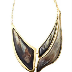 แฟชั่นมาใหม่สร้อยคอเขาควายวัวขัดเงาเครื่องประดับกระดูกสไตล์สัตว์ลูกปัดดีไซน์ธรรมชาติสำหรับผู้หญิงงานแต่งงาน - Product Image 1