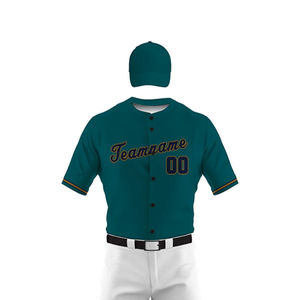 Meilleures ventes : Ensembles d'uniformes de baseball pour adultes, vêtements de sport unisexe, respirants, imprimés numériquement, personnalisables, 100% grande taille, anti-humidité - Product Image 2