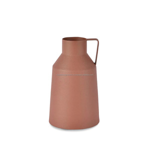 Terracota et poignée en métal noir vases à fleurs pour sol et table maison et jardin décoratifs pour salon mariage fête de vacances - Product Image 1