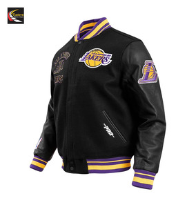 Venta al por mayor Fabricación Hombre Varsity Chaquetas Logotipo personalizado Impresión Latterman Chaquetas de béisbol - Product Image 1