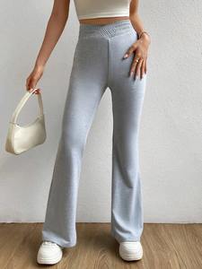 High Street usine approvisionnement direct XL taille femmes décontracté coton polaire survêtement hiver pantalon jambe large personnalisé bonne qualité piste - Product Image 2