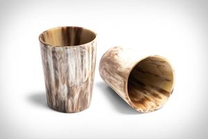 TITRES Personnalisé Sculpté À La Main Naturel Corne Verre En Gros pour Vin Bière Eau Maison Restaurant Hôtel Inspiré Inde - Product Image 6