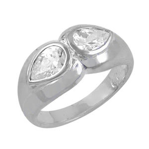 Elegant Sensational CZ Diamond Gemstone <b>Ring</b> 925 Silver <b>Ring</b> High Quality <b>Rings</b> Authentic Jewellery for Women and <b>Girls</b> - Product Image 2