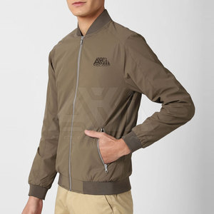 Chaqueta Bomber Ligera para Hombre, Chaqueta Casual con Cierre, Fabricante Mayorista Personalizado OEM - Product Image 2