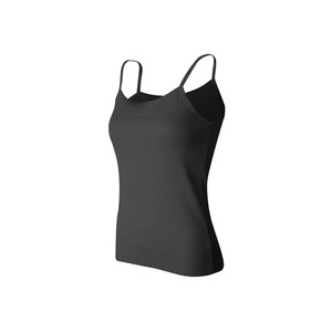 Top sans manches à col rond pour femmes, tendance, été, nouveau, polyvalent, simple, couleur unie, décontracté, élégant - Product Image 3