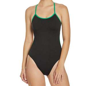 Maillot de bain une pièce grande taille personnalisé 2 pièces coupe-vent en Spandex/Nylon de haute qualité, couleur personnalisée, tenue de plage - Product Image 1