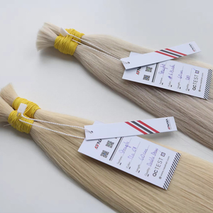 Extensiones de cabello a granel de calidad superior Cabello vietnamita Double Drown 100 gramos Colores claros 10 pulgadas - Product Image 1