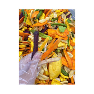 Ananas croustillant mélangé légumes chips de fruits VF ananas déshydraté vente chaude fruits secs de 99 données d'or - Product Image 3