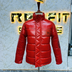 Trending Fashion Professional Manufacturer men <b>Red</b> puffer <b>jacket</b> Men's Polyester Nylon <b>Jackets</b> High Street Men puffer <b>jackets</b> - Product Image 1