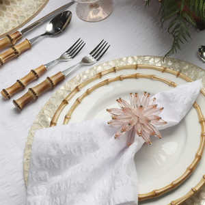 Sous-plat rond en nacre naturelle pour table à manger, tapis de table fait à la main pour événements de mariage et décoration intérieure, fabriqué au Vietnam - Product Image 3