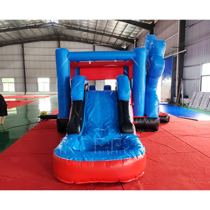 Nuevo Castillo Inflable con Tobogán de PVC con Temática de Superhéroes, Parque de Atracciones Inflable, Casa de Brinco para Fiestas Infantiles - Product Image 4