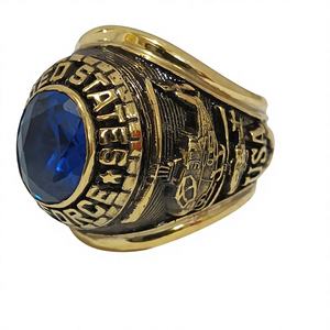 แหวนทองเหลืองสไตล์โมเดิร์นแบบสั่งทำ |   แหวนบริการแบบปรับแต่งได้ |   หินเพทาย |   สำหรับทุกเพศ - Product Image 3