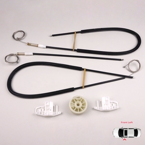 Kit de réparation de lève-vitre électrique BWR586 gauche pour Megane MK2 BM0/1 CM0/1 2002-2009 3 portes Hatchback Coupé 8200325138 - Product Image 1